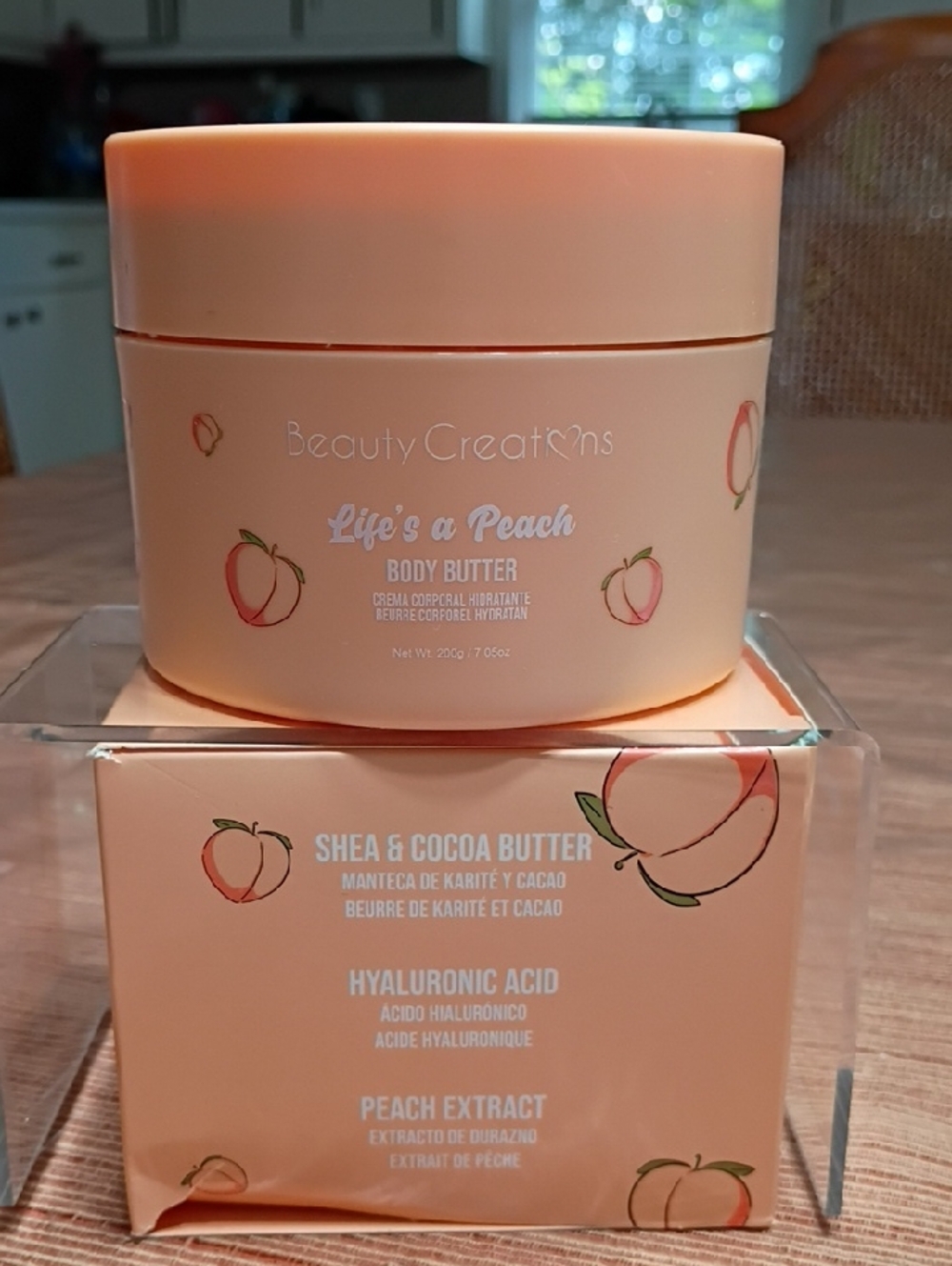 Beauty Creations Peach Body Butter - Peach / Light Coral